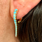 Turquoise Dagger Earrings
