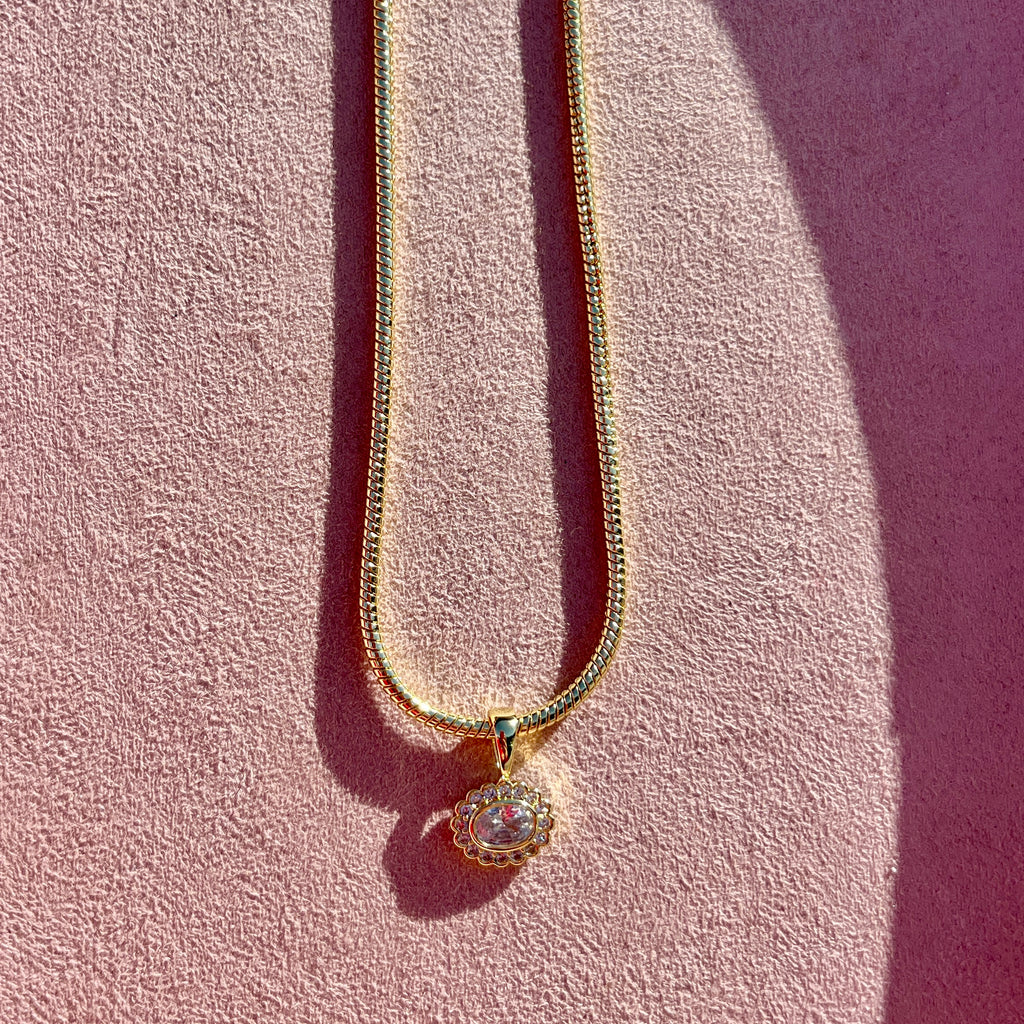 Snake Chain w/ East West Charm