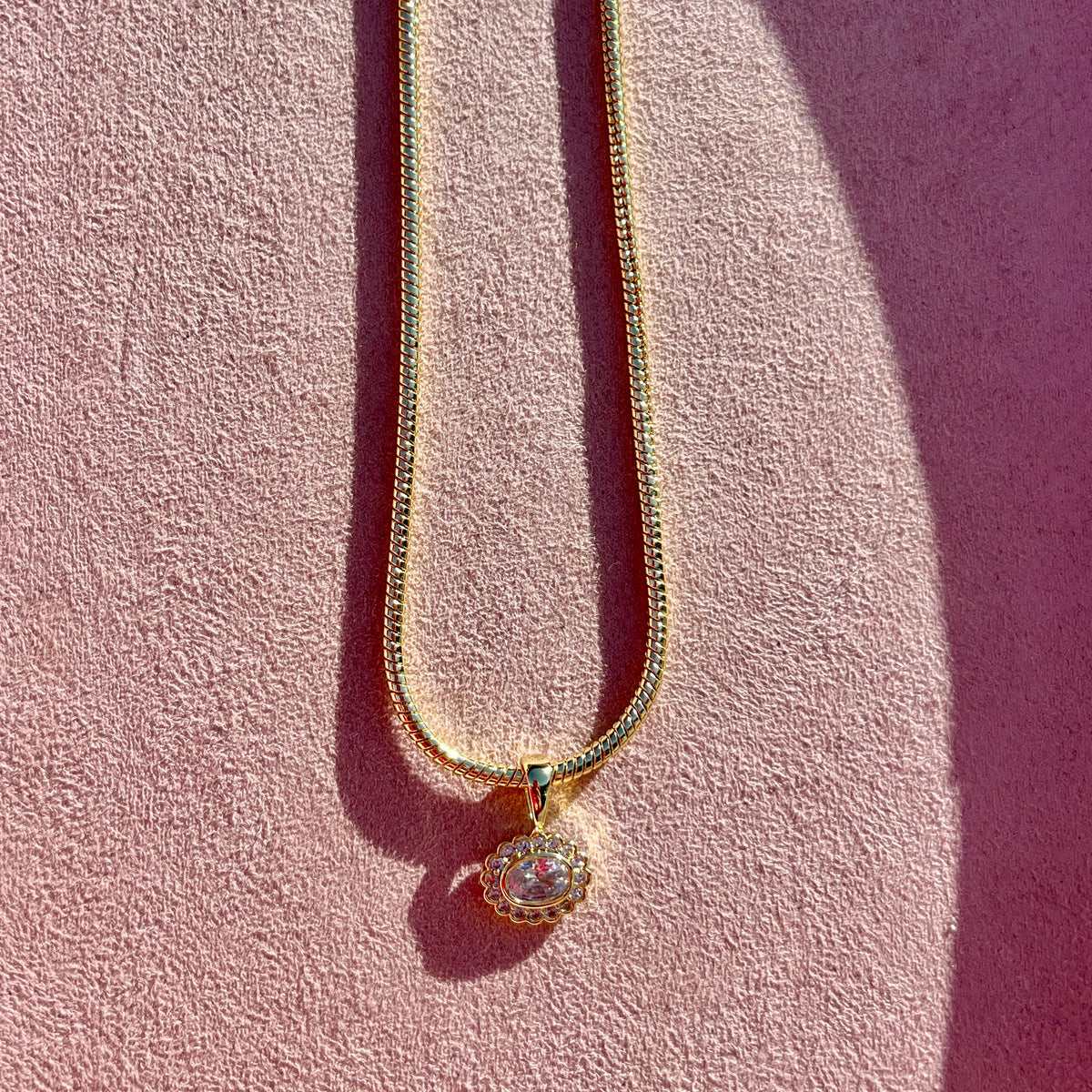 Snake Chain w/ East West Charm