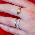 14k Diamond 2 in 1 Ring