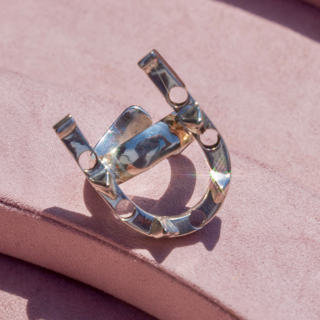 Sterling Silver Horse Shoe Ring