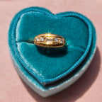 18k Vintage Inspired Baguette Diamond Ring