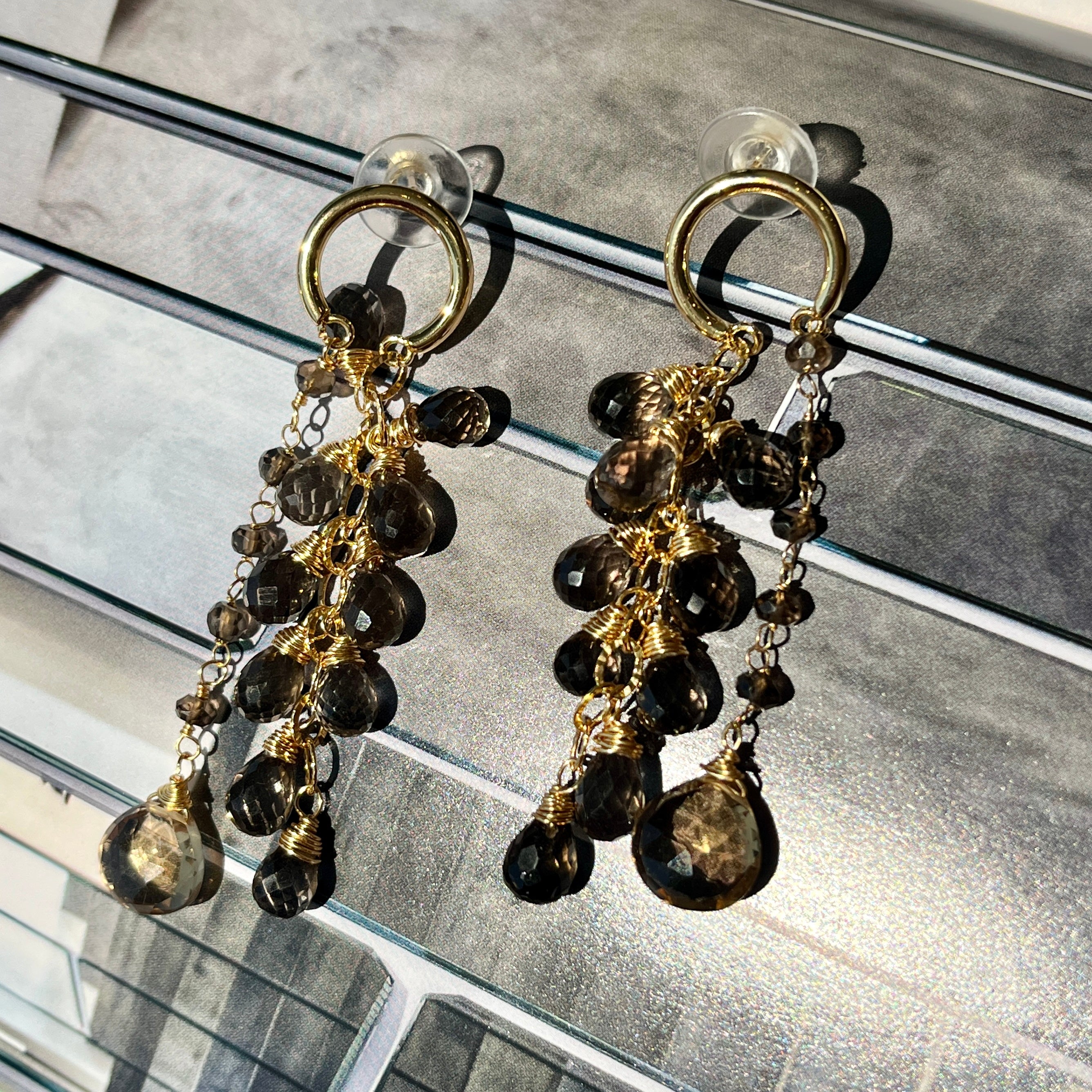 Smokey Quartz Earrings