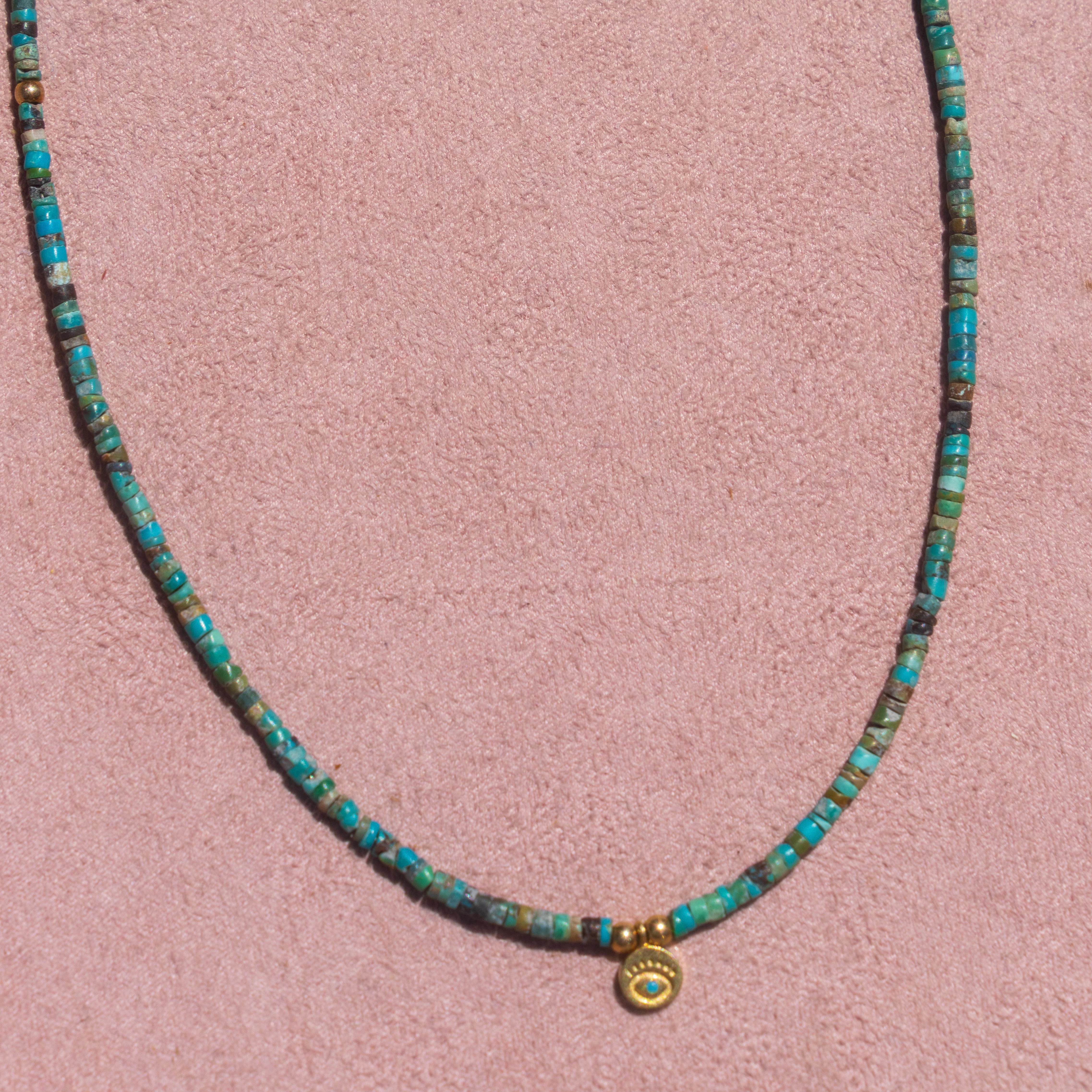 Turquoise Guardian Eye Necklace