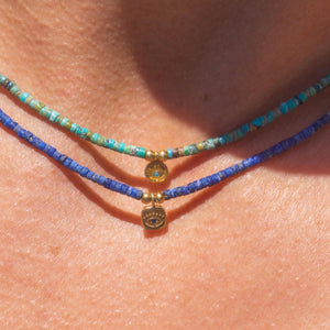 Lapis Guardian Eye Necklace