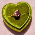 18k Rose Gold Pink Tourmaline Ring