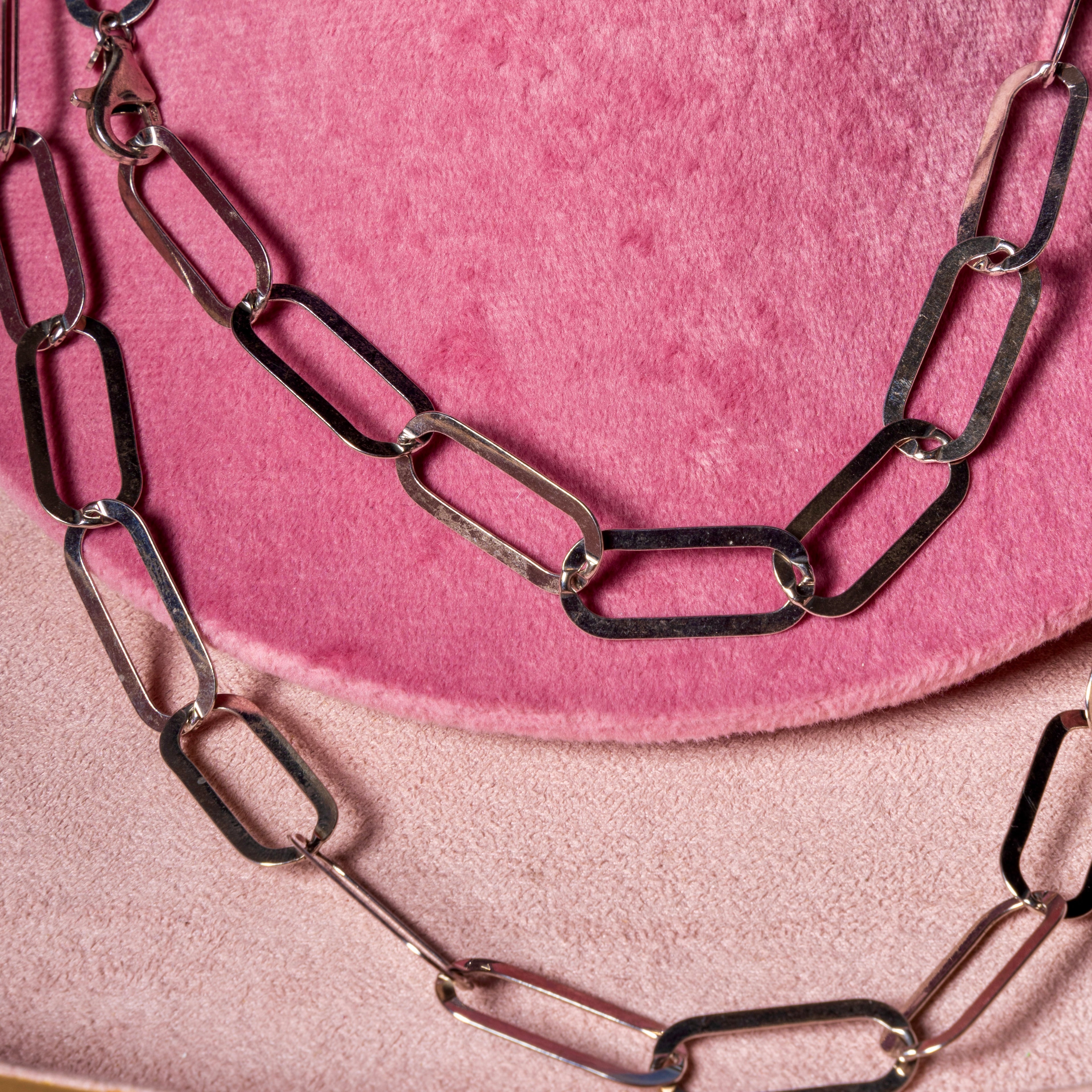 Sterling Silver Chunky Link Necklace