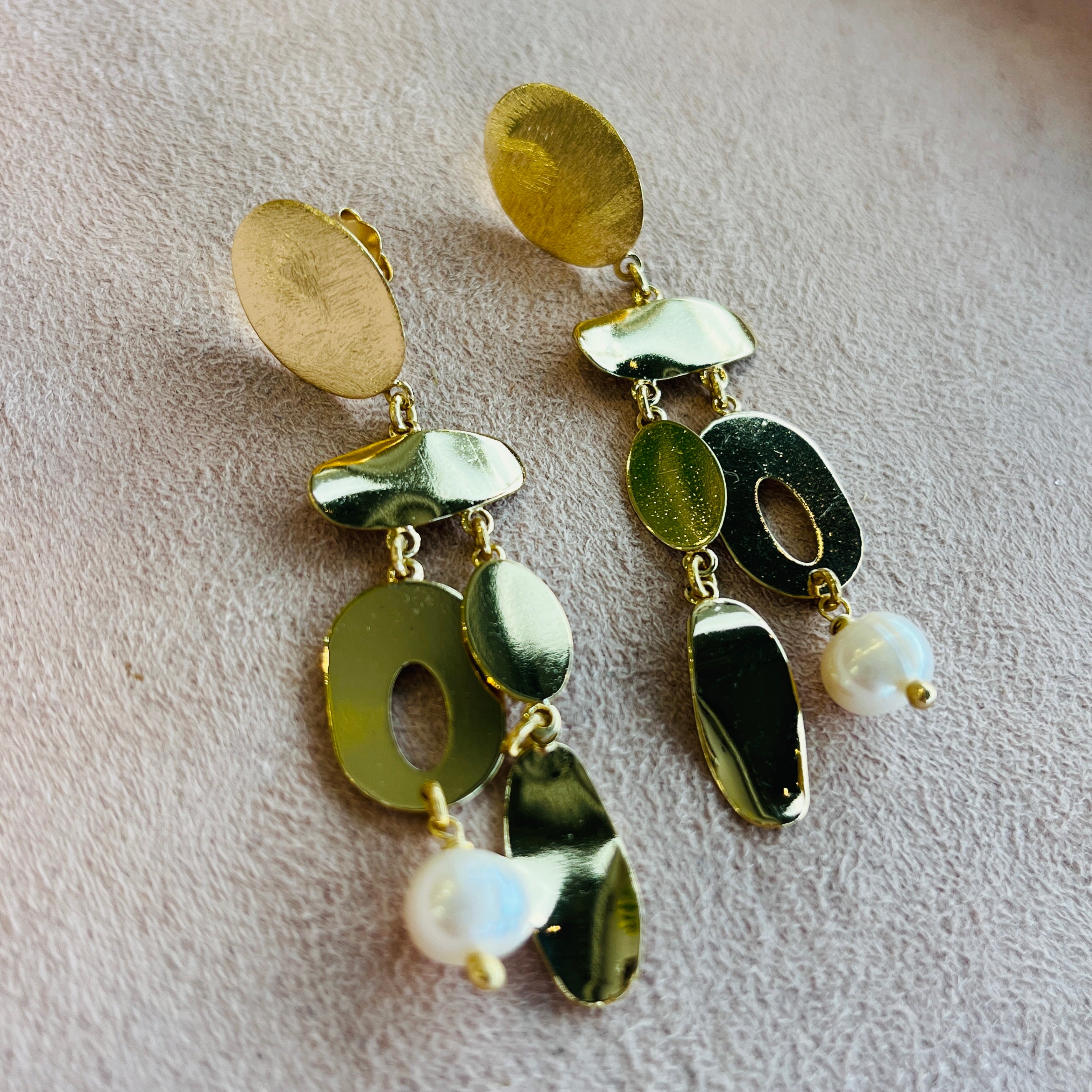 Pearl Chandelier Earrings