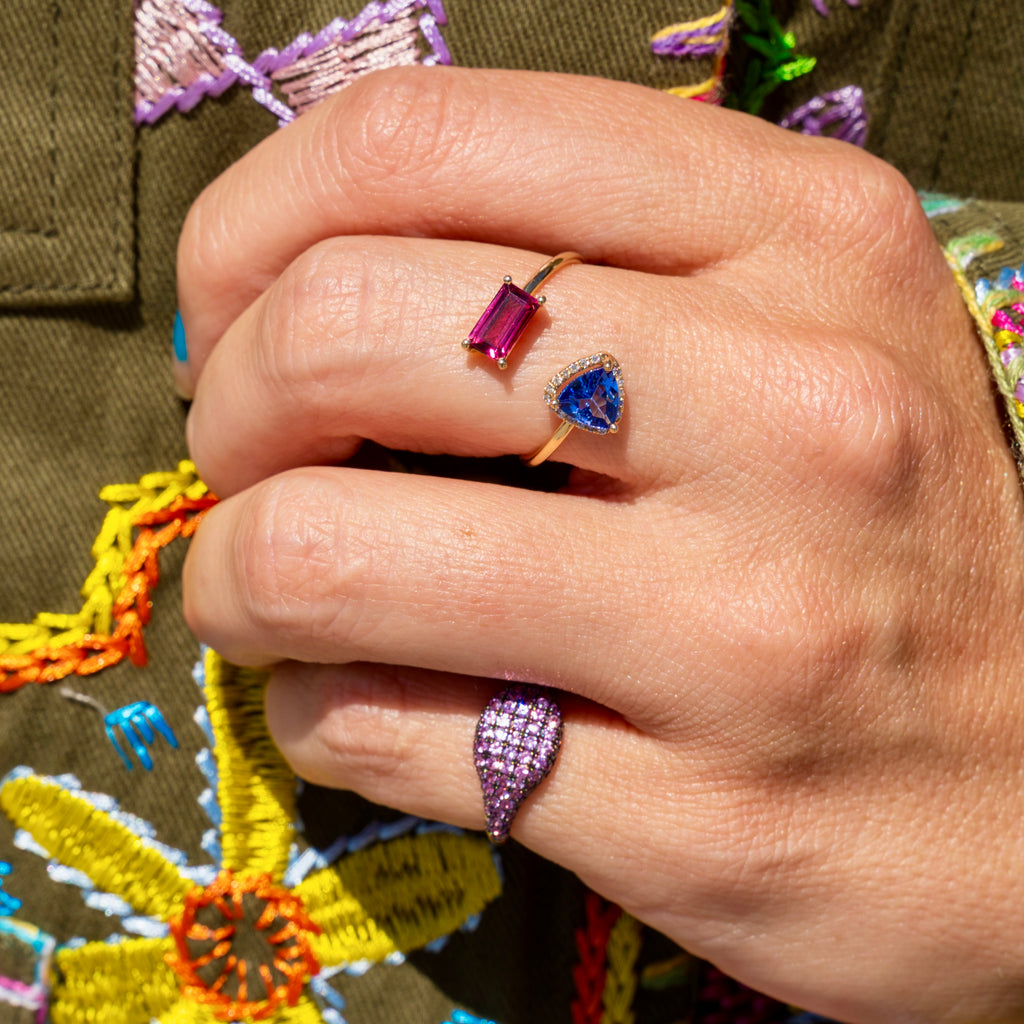 14k Ruby Pinky Ring