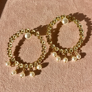 Pearl Oyster Earrings