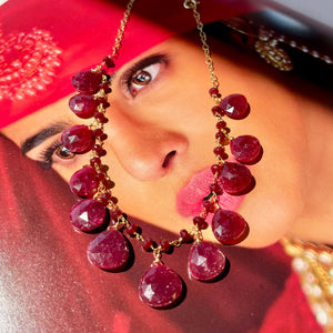 Pearcut Ruby Necklace