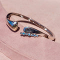 Blue Topaz Open Cuff
