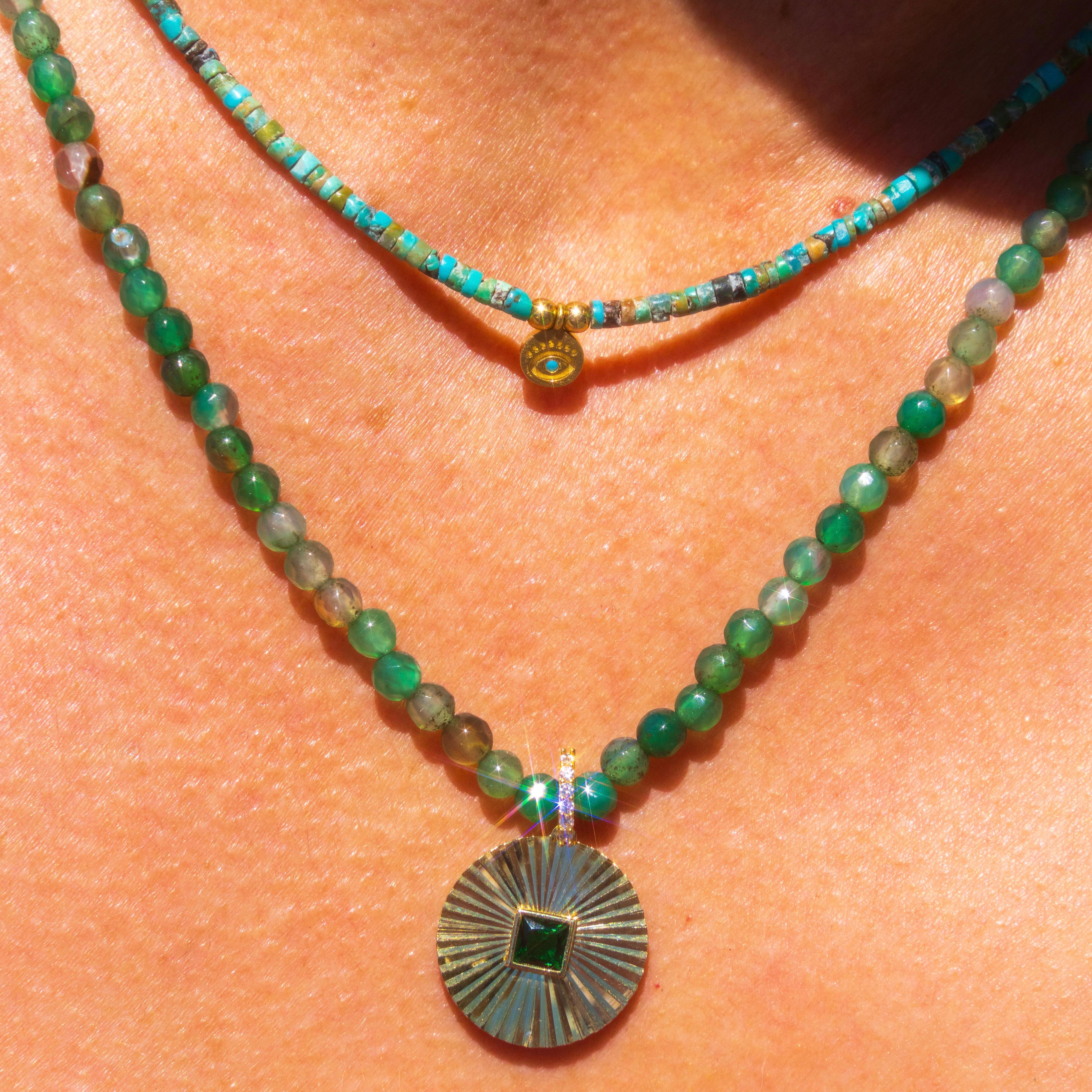 Turquoise Guardian Eye Necklace