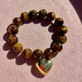 Tiger Eye Heart Bracelet