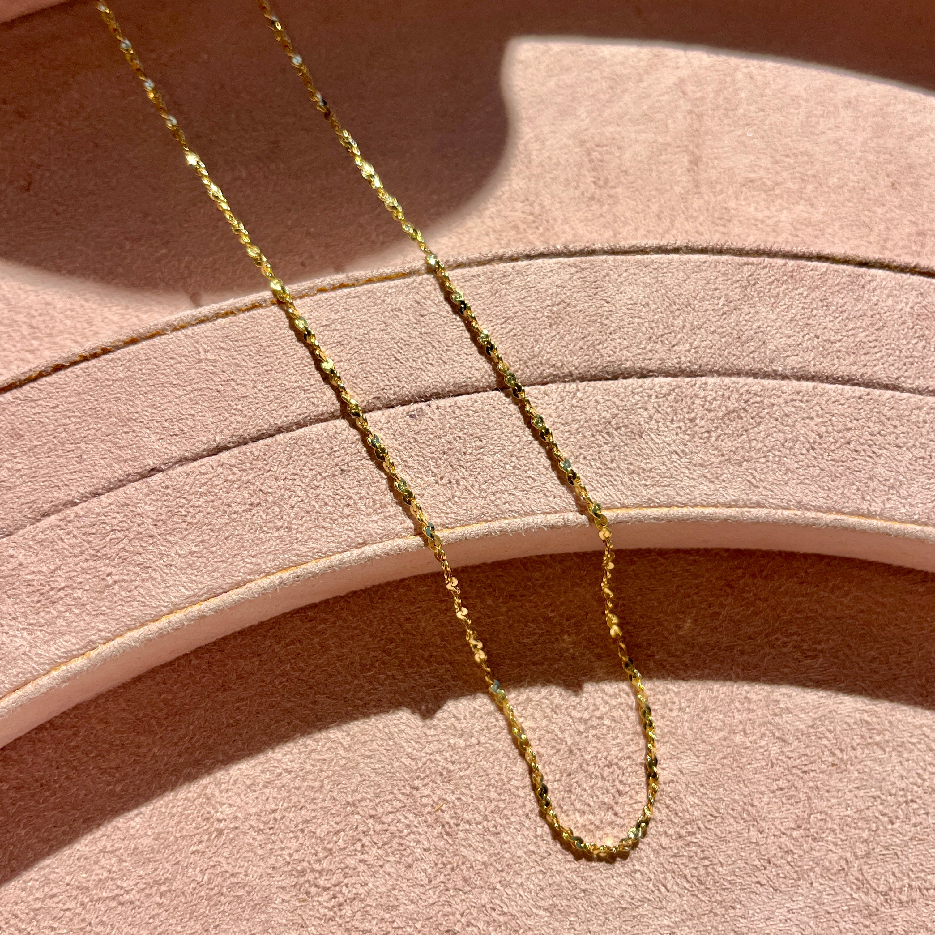 Rope Diamond Cut Chain