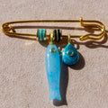 One of a kind Blue Fish Pin