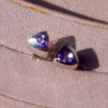 Sterling Silver Amethyst Studs