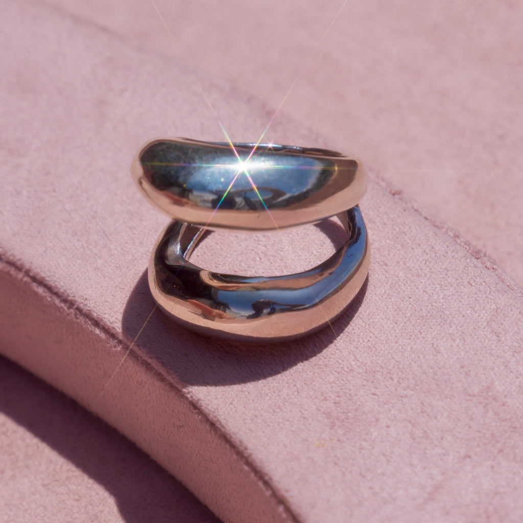 Sterling Silver Double Arch Ring