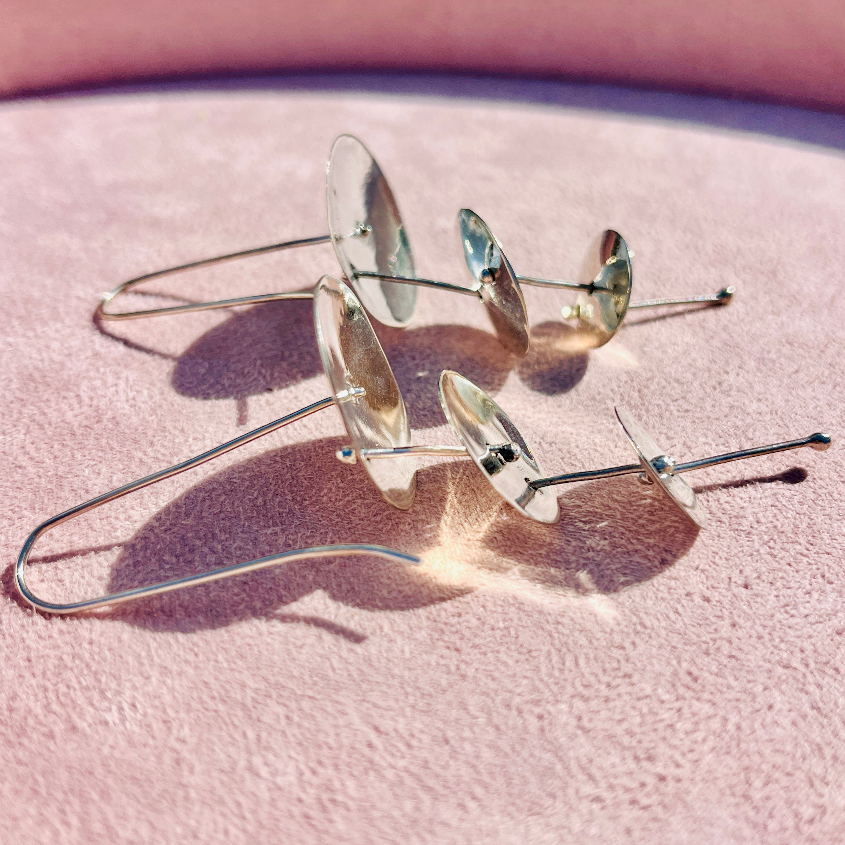 Silver Umbrella Earrings