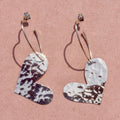Sterling Silver Double Heart Earrings