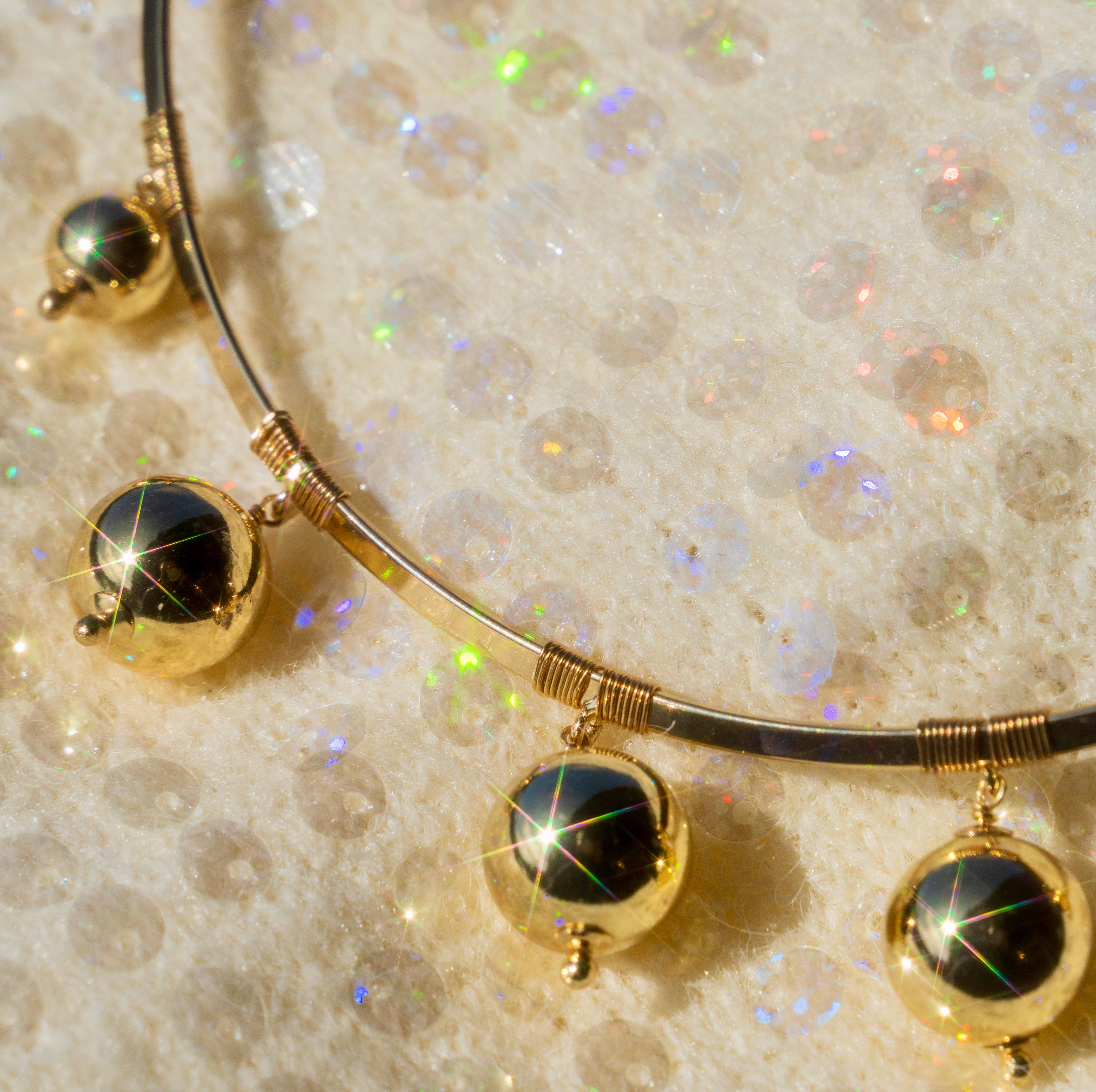 Gold Ball Choker