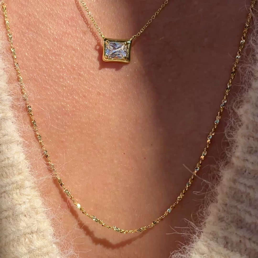 Rope Diamond Cut Chain